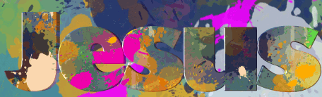 jesus art spinning image