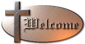 welcome cross christian graphic